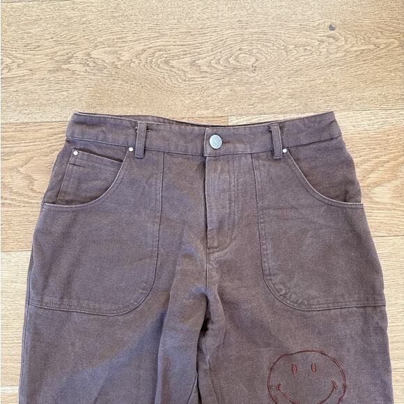 By Samii Ryan - A New Era Smiley Carpenter Pants in Brown - Picture 3 of 6